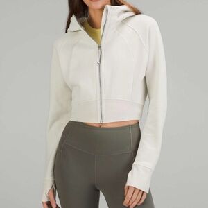 lululemon Scuba Cropped Hoodie Full Zip